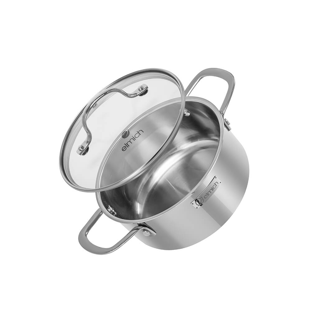 Bộ nồi inox nguyên khối Elmich Trimax classic EL-2136OL02 size 16, 20, 24cm