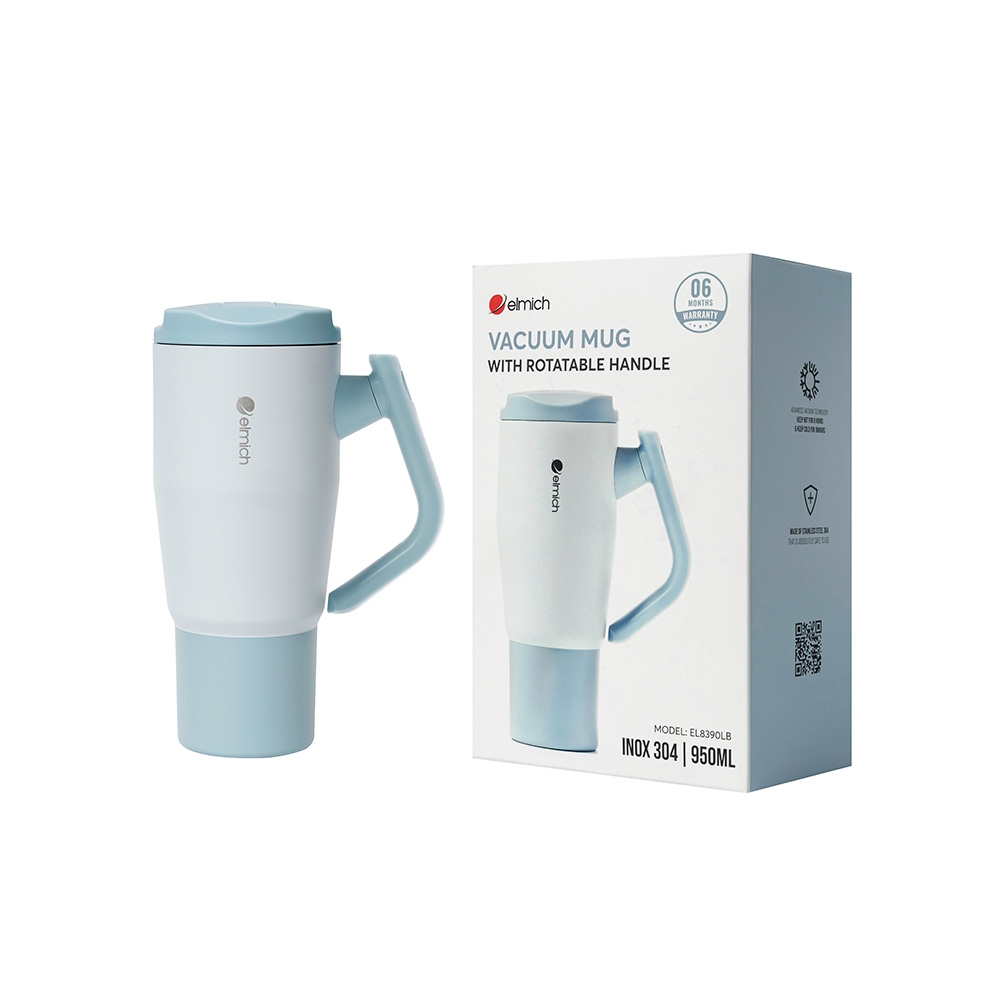 Cốc giữ nhiệt inox 304 Elmich EL8390LB dung tích 950ml