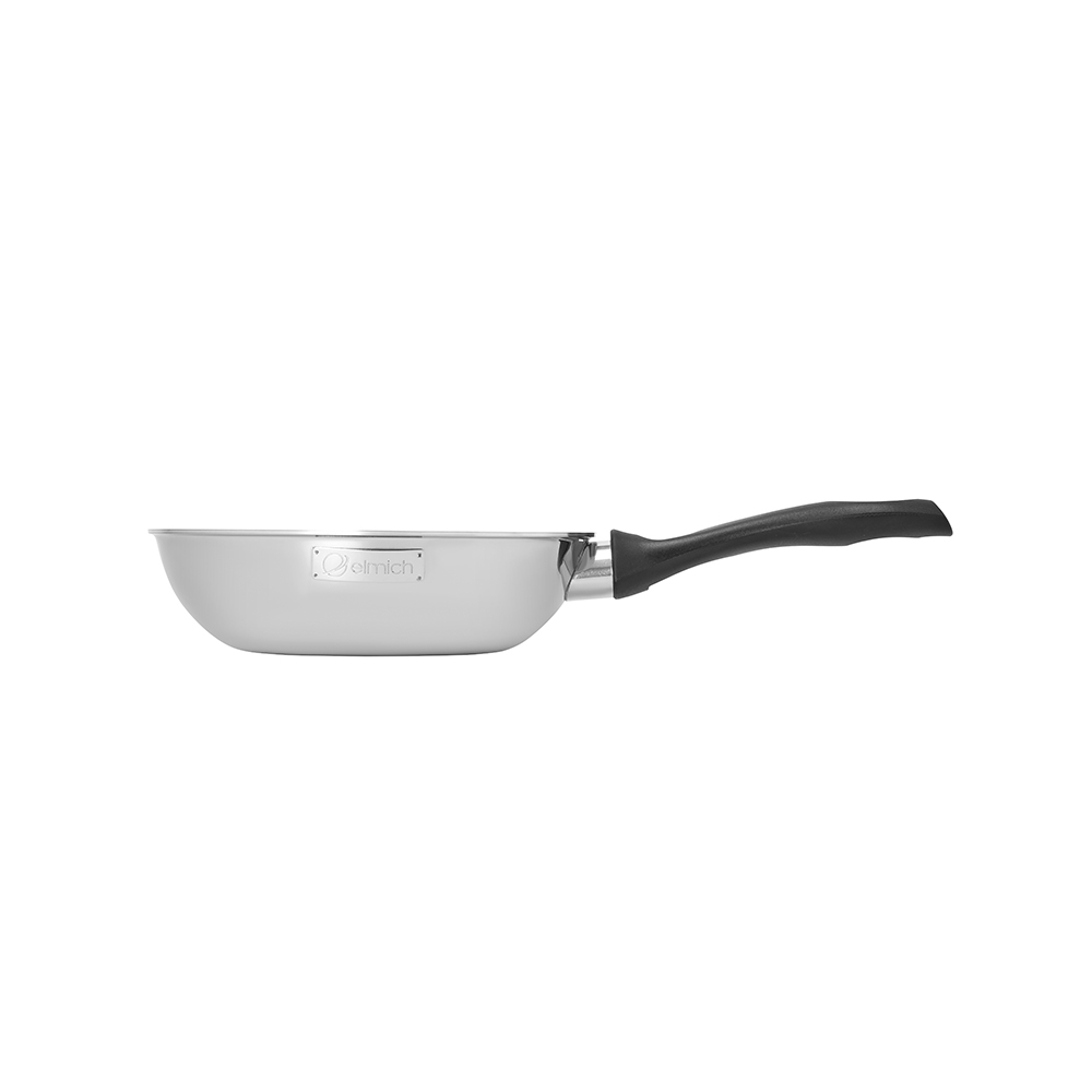 Chảo sâu lòng inox nguyên khối Elmich Basic EL-2856IN