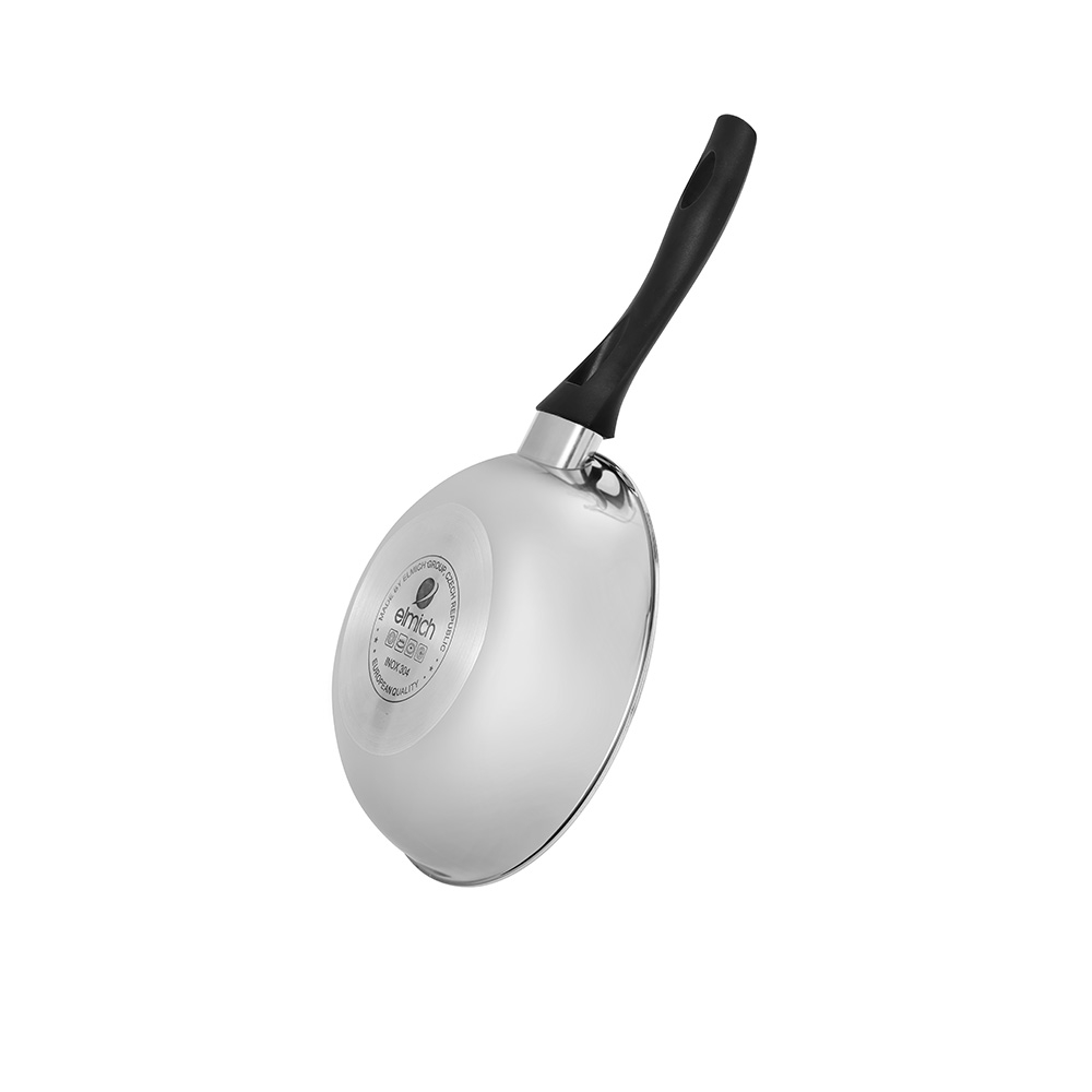 Chảo sâu lòng inox nguyên khối Elmich Basic EL-2856IN