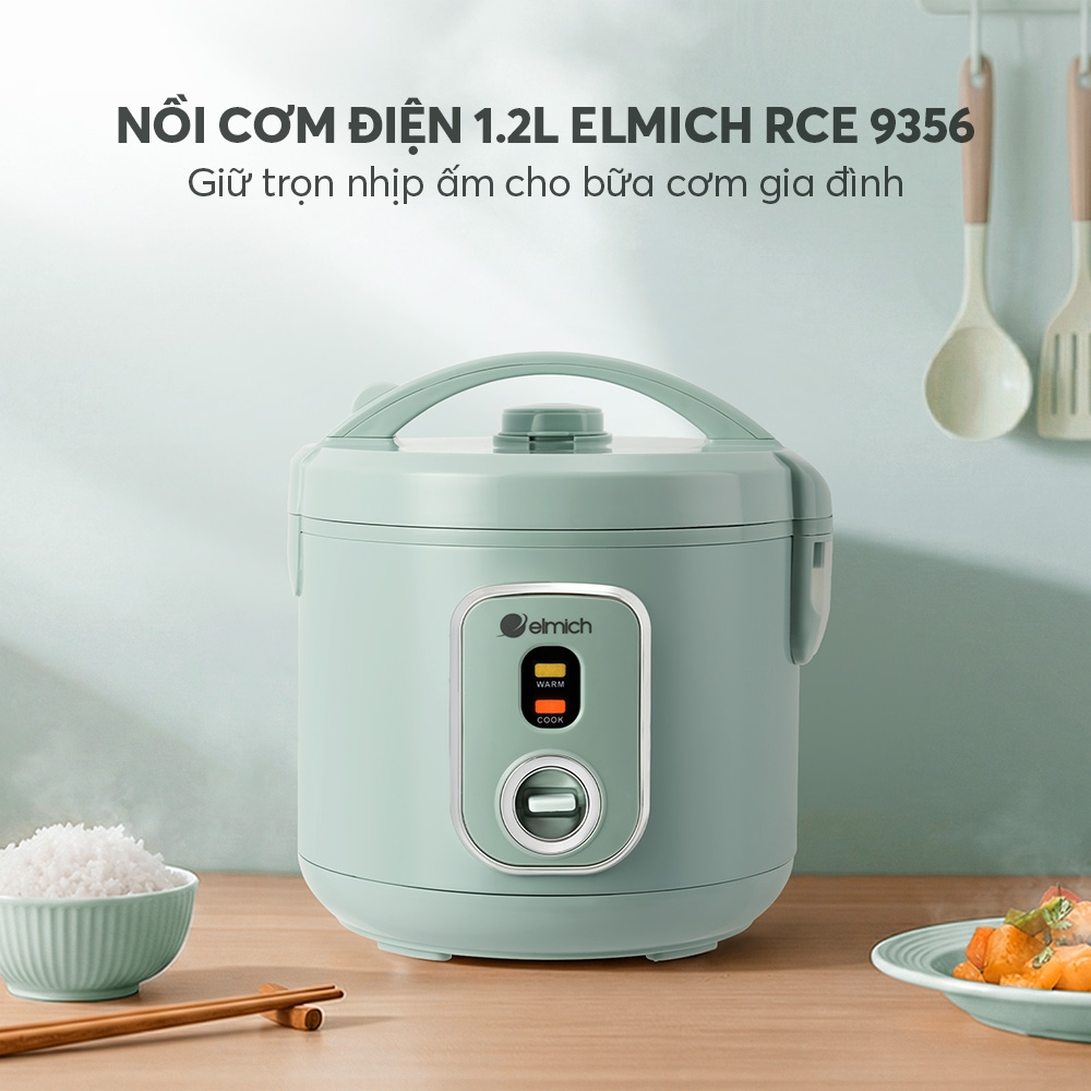 Nồi cơm điện Elmich RCE9356 dung tích 1,2L