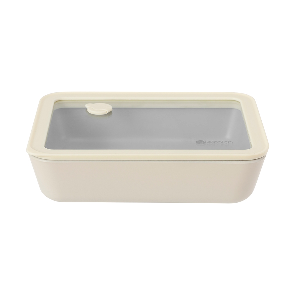 Hộp thủy tinh phủ sứ bảo quản thực phẩm Elmich dung tích 820ml EL4015