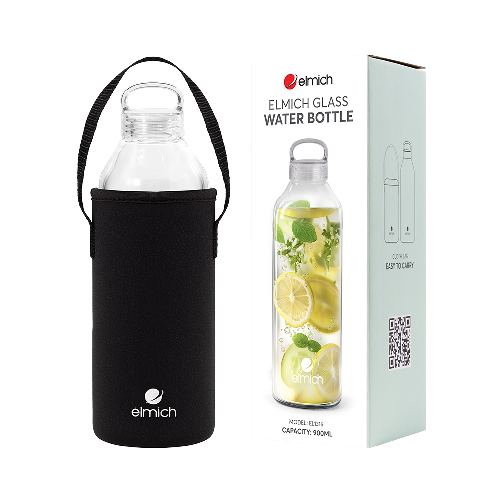 Bình thủy tinh cao cấp Elmich EL1316 dung tích 900ml