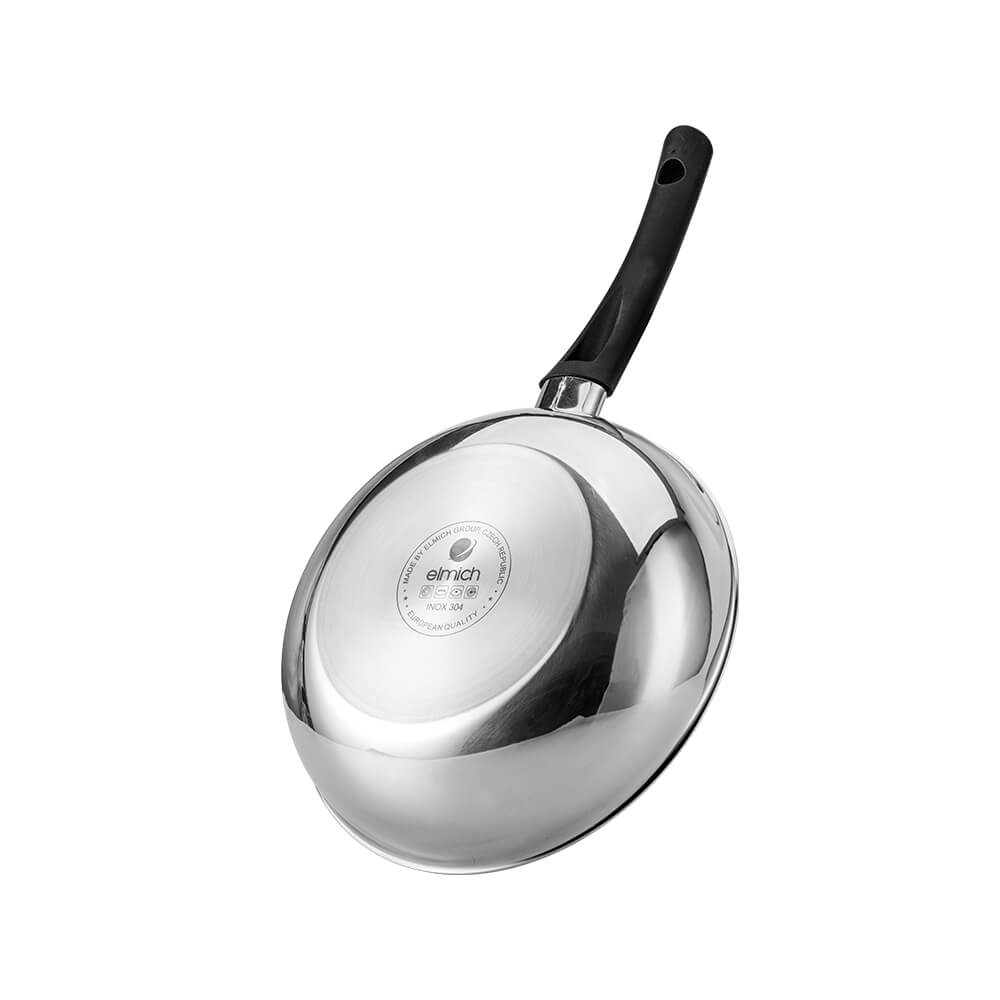Chảo sâu lòng inox nguyên khối Elmich Basic EL-2842IN20 size 20
