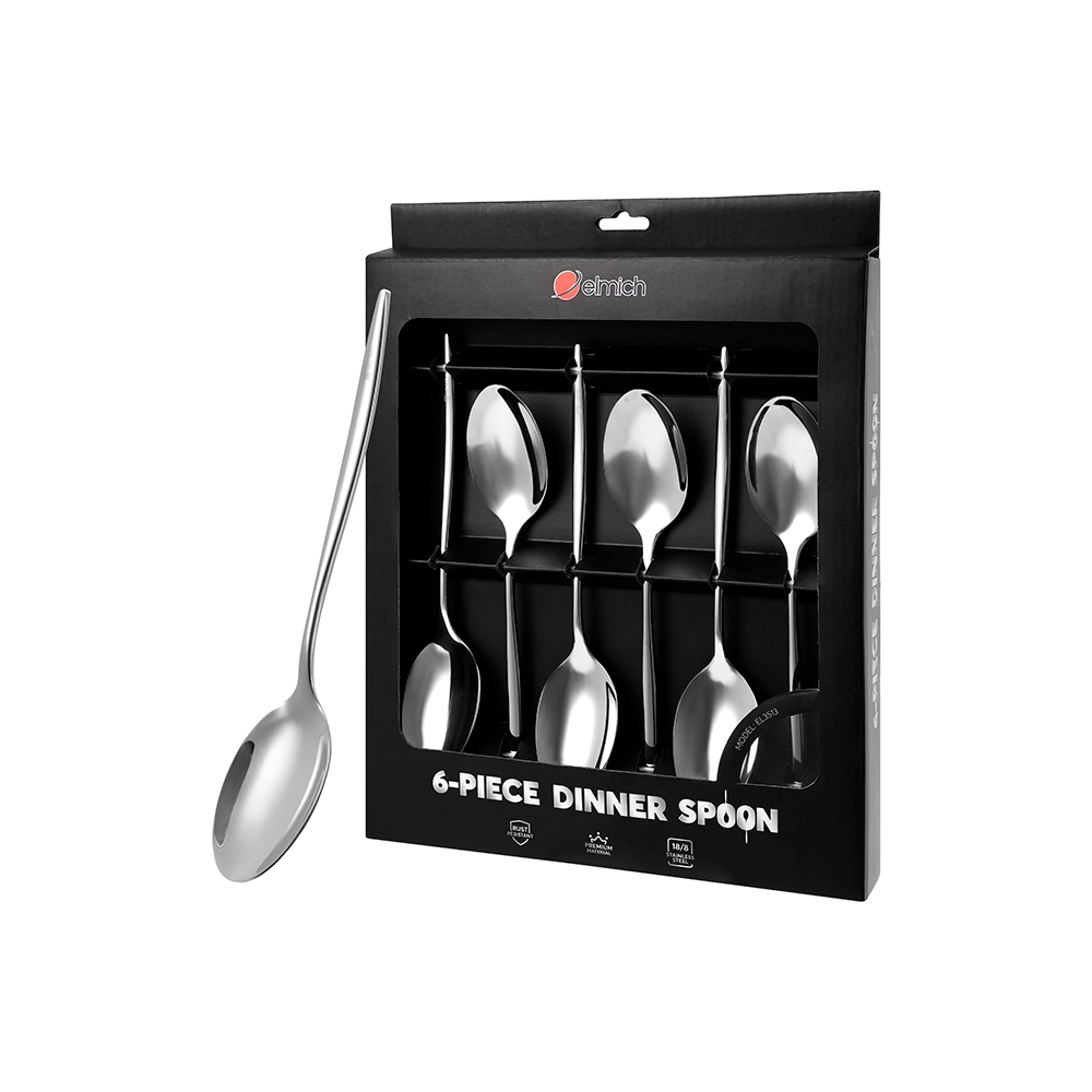 Bộ thìa bàn ăn 6 chiếc Elmich EL3513