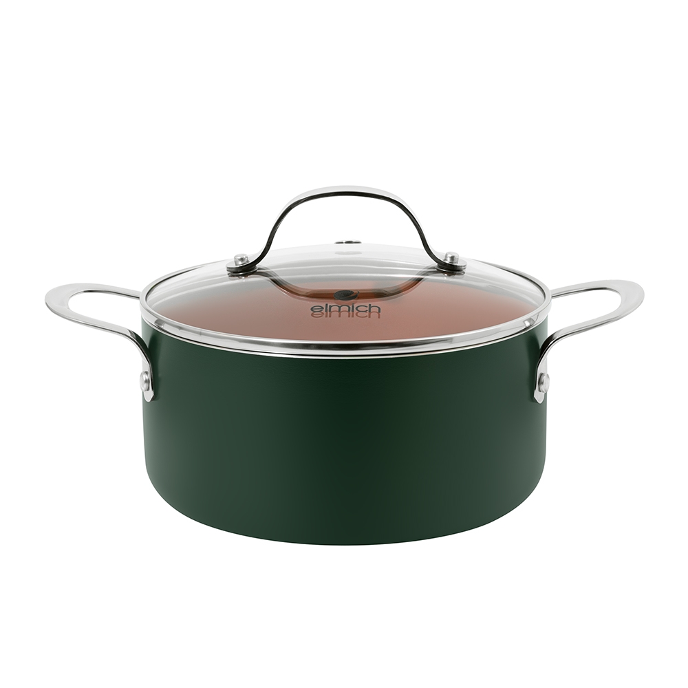 Bộ nồi chống dính Ceramic Elmich Harmony EL5247PT01 size 16,20,24 cm