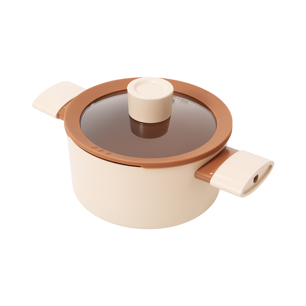 Nồi chống dính Ceramic Elmich Mocha EL5539MC 18, 20, 24cm