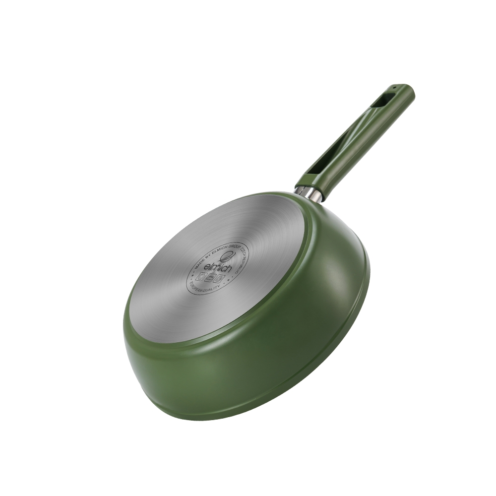 Chảo phủ sứ an toàn Elmich Olive EL-5965OV size 20, 24, 26, 28 cm