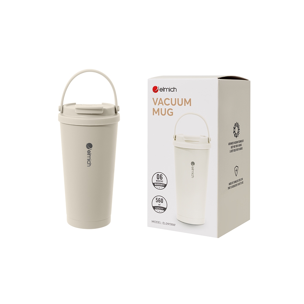 Cốc giữ nhiệt inox 304 Elmich EL0917AW dung tích 560ml