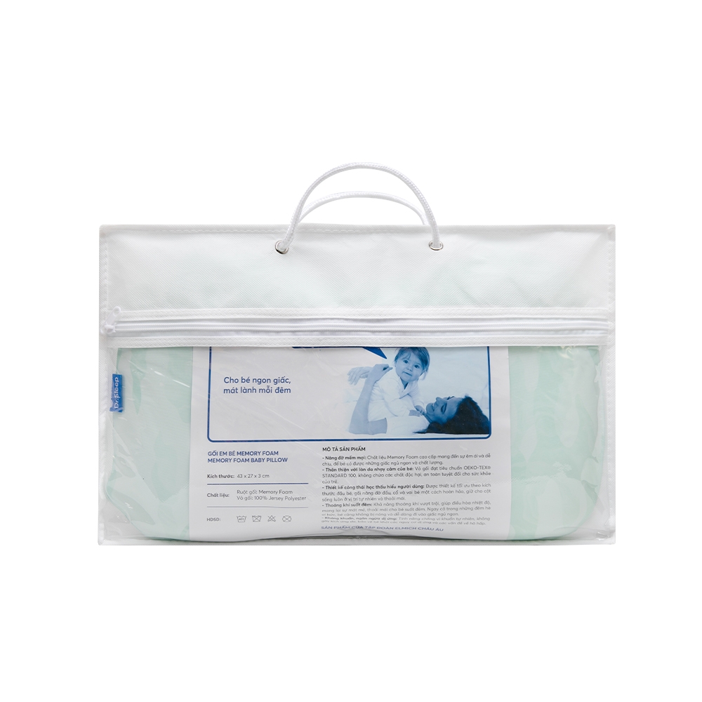 Gối Em Bé Memory Foam Cao Cấp Elmich Dr.Sleep