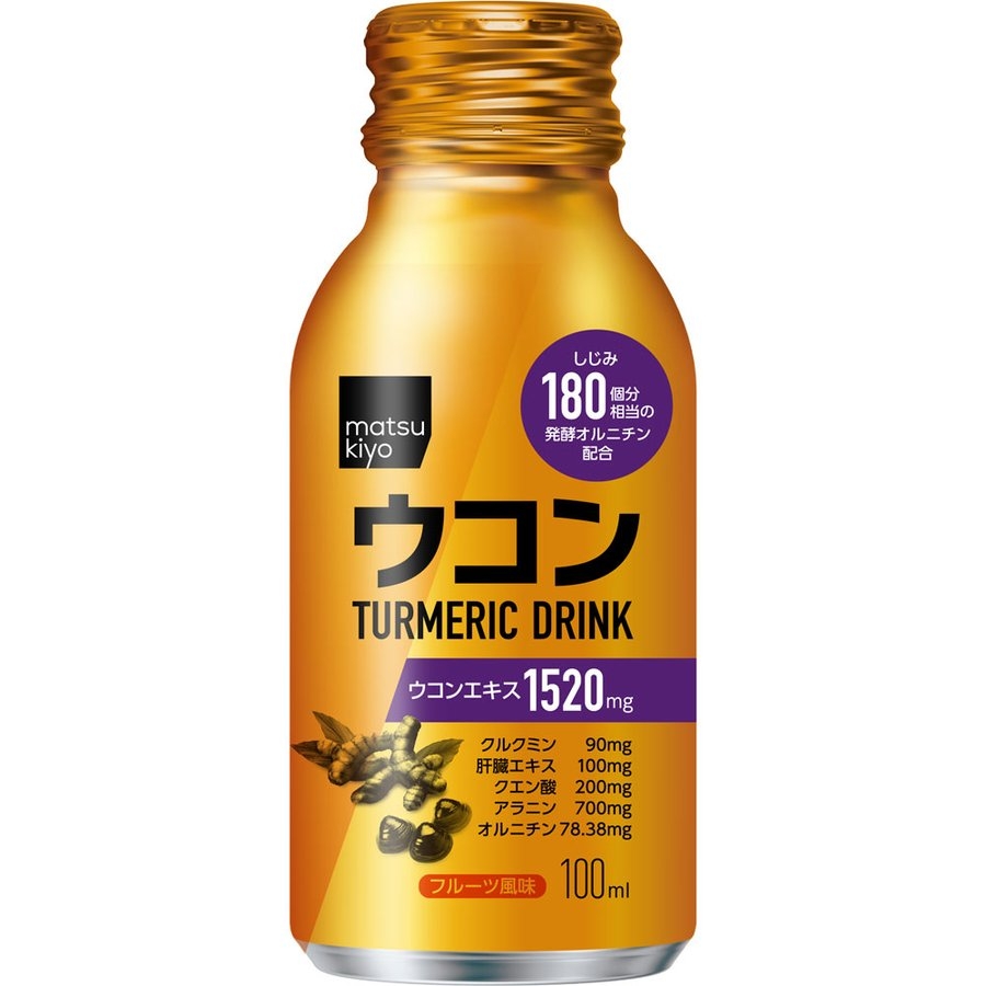 Nước Uống Tinh Chất Nghệ Matsukiyo Turmeric Lốc 6 Chai x 100ml