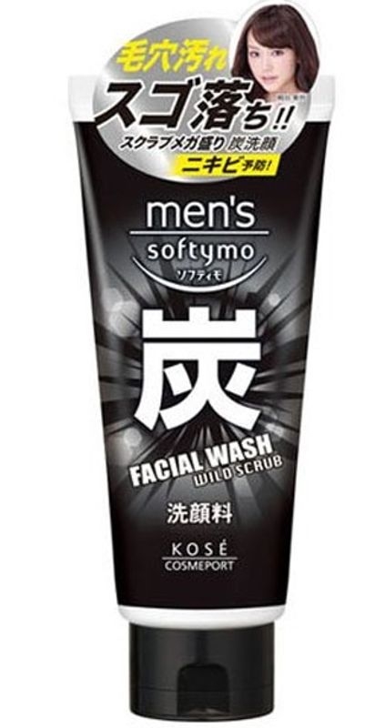 KOSE- Sữa rửa mặt hoạt tính Softymo MENʼS 130g