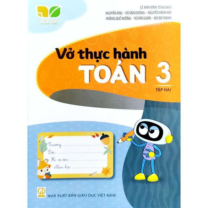[Chính hãng] Vở Thực Hành - Toán 3 Tập 2