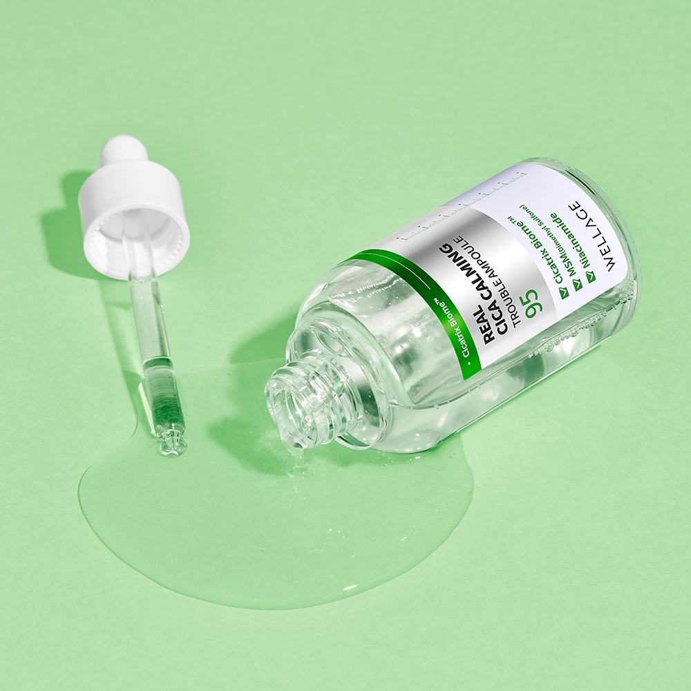 Serum dưỡng da Wellage Real Cica Calming 95 Trouble Ampoule 50ml
