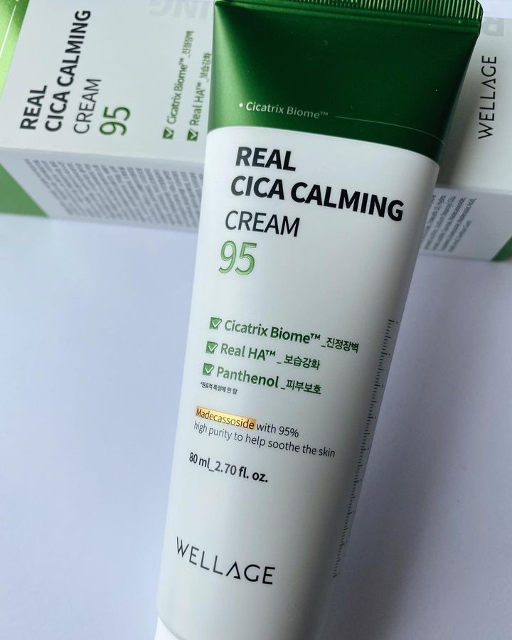 Kem Dưỡng Da Wellage Real Cica Calming 95 Cream 80ml