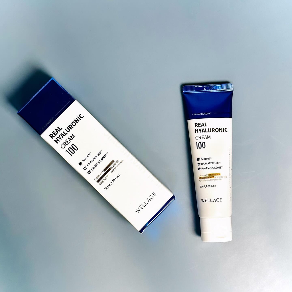 Kem Dưỡng Ẩm Tầng Sâu Real Hyaluronic Cream Wellage 80ml