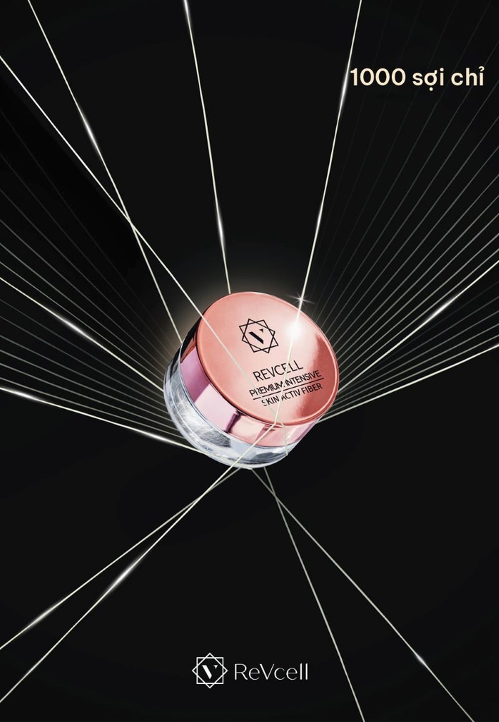 Liệu trình nâng cơ da mặt bằng collagen ngân dạng sợi Revell Premium Intensive Skin Activ Fiber