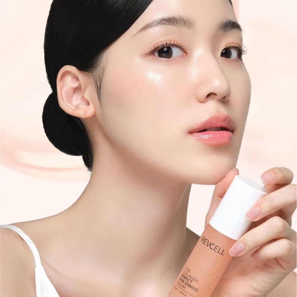 Tinh chất chống nắng dưỡng ẩm Vita Collagen Perfect Skin Shining Revcell