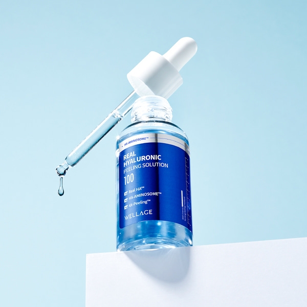 Tinh chất Wellage Real Hyaluronic Peeling solution (Dung tích 30ml)