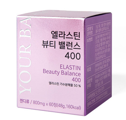 Hộp 60 Viên Uống Elastin Your Balance Nâng Cơ Thon Gọn 48000mg