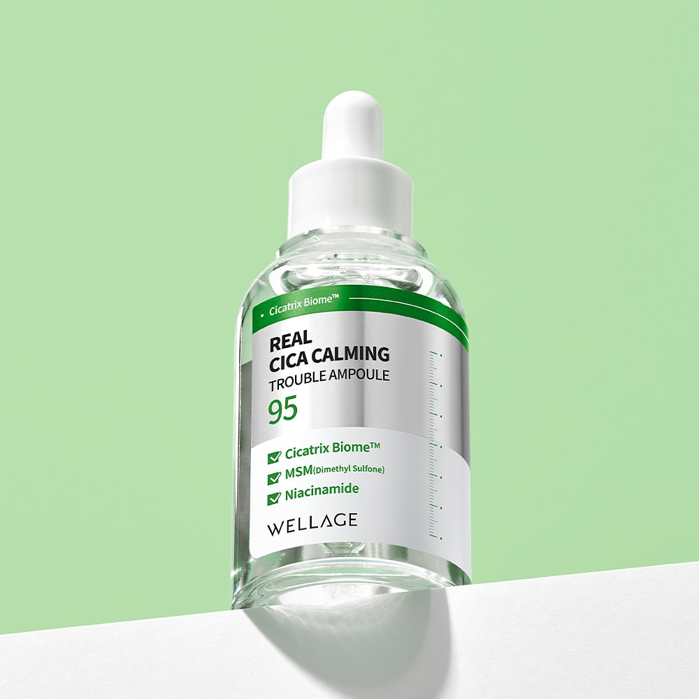 Serum dưỡng da Wellage Real Cica Calming 95 Trouble Ampoule 50ml