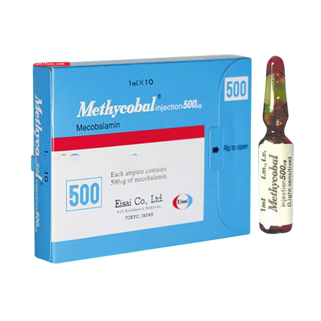 Thuốc tiêm Methylcoban 500mg (Mecobalamin) Eisai