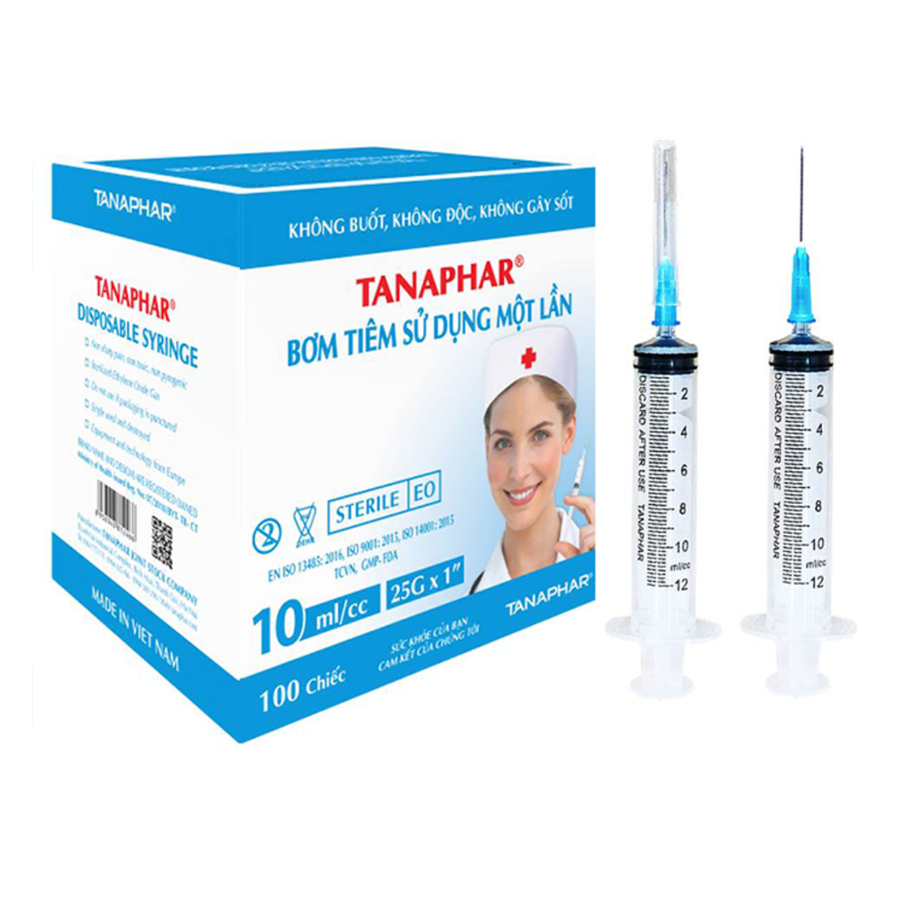 Bơm tiêm 10cc Tanaphar