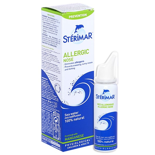 DD xịt viêm mũi dị ứng Sterimar Allergic 50ml (6 tháng trở lên)