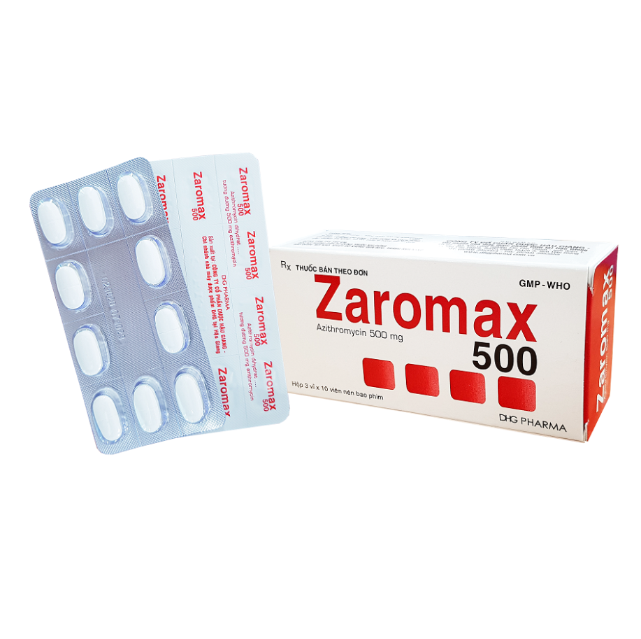 Zaromax 500 (Azithromycin) DHG