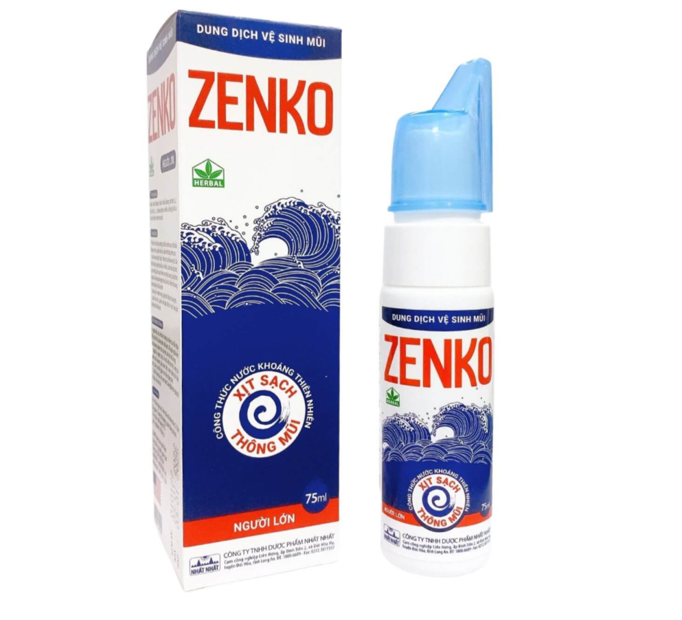 DD vệ sinh mũi ZENKO Người lớn 75ml Nhất Nhất