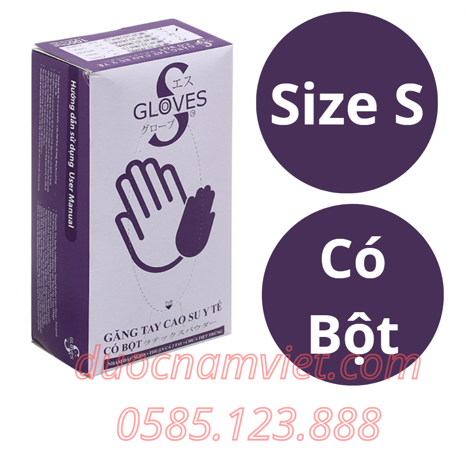 Găng Y Tế S-Glove (Size S) Sri Trang