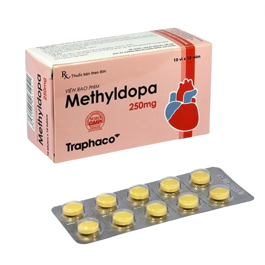 Methyldopa 250mg H.10v*10v Traphaco