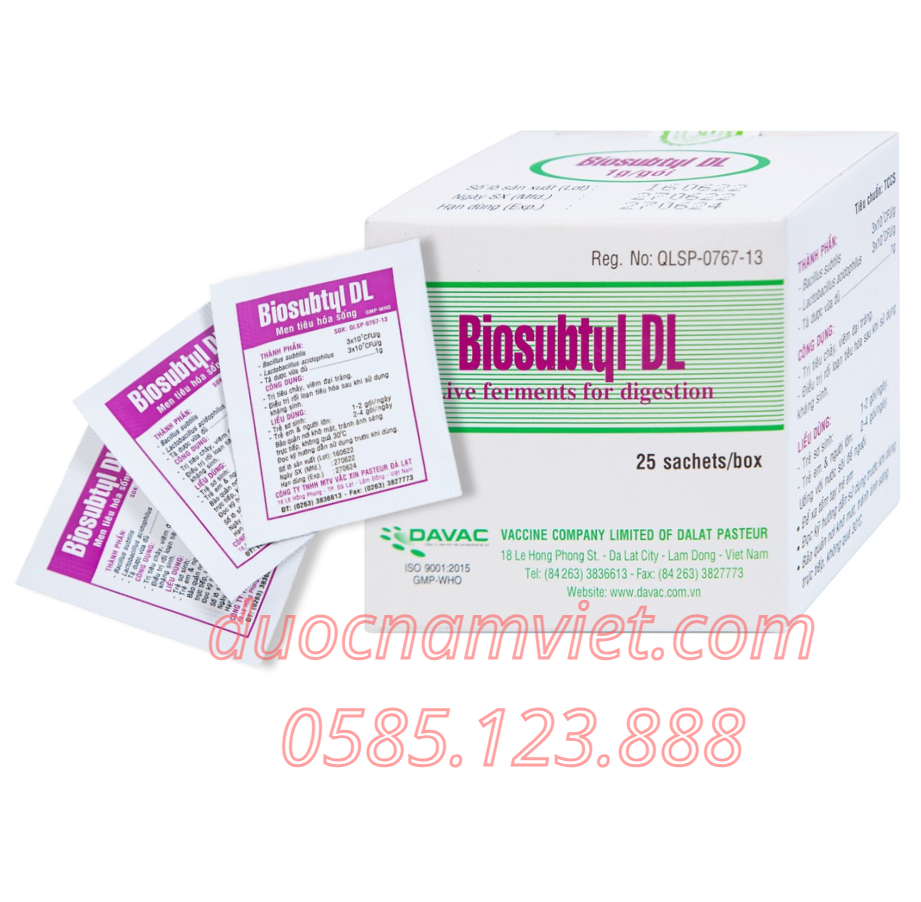 Men tiêu hóa Biosubtyl Davac