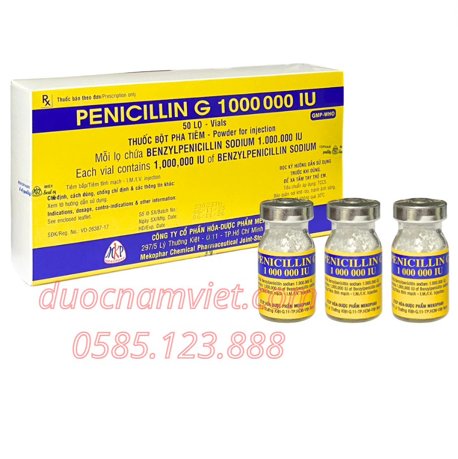 Thuốc tiêm Penicillin 1.000.000 Mekophar
