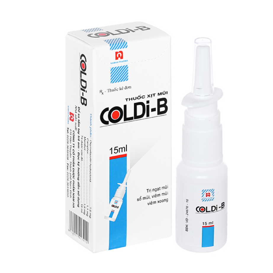 Xịt mũi Coldi-B (Oxymetazolin) Nam Hà