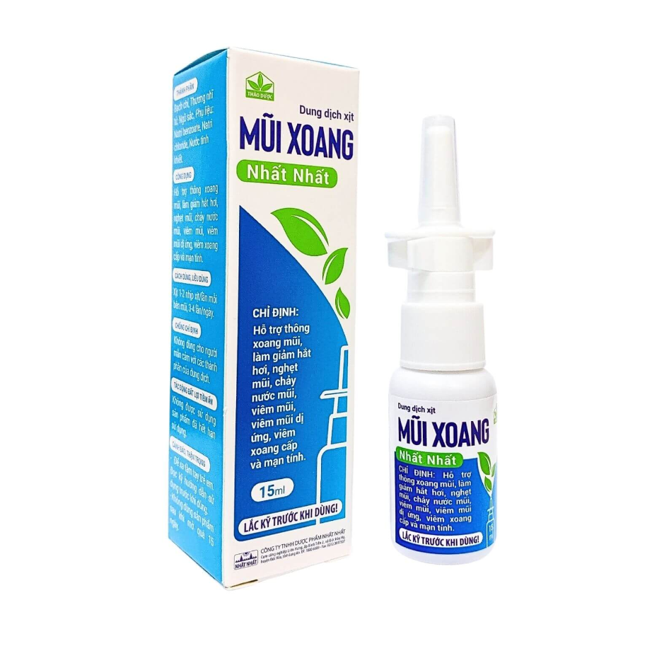 Xịt mũi Xoang Nhất Nhất lọ15ml