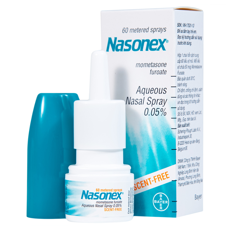 Thuốc xịt mũi Nasonex 60 liều Bayer