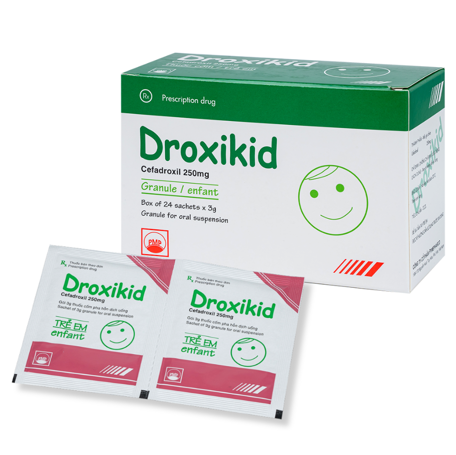 DROXIKID (Cefadroxil 250mg) Pyme H.24 gói