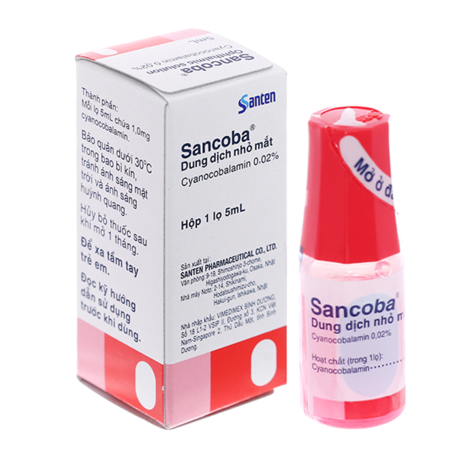 Nhỏ mắt Sancoba Santen