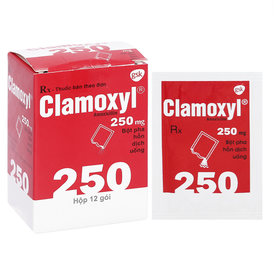 Clamoxyl 250mg (Amoxicilin) GSK
