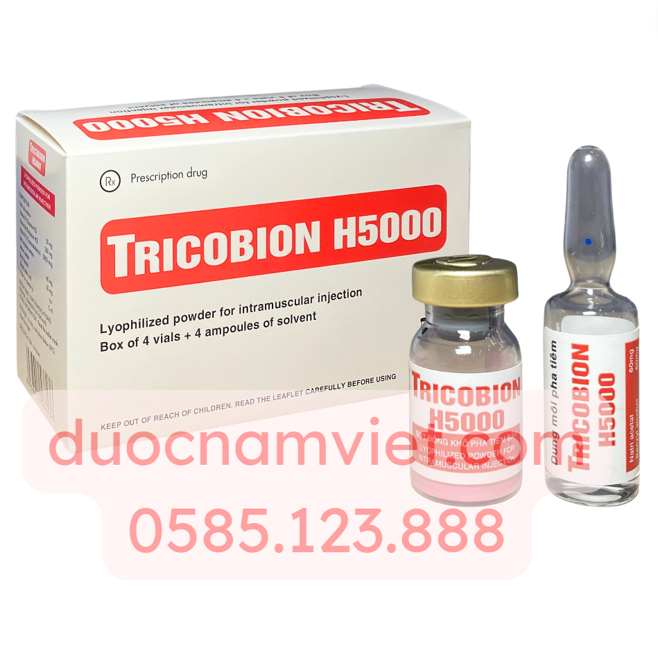 Thuốc tiêm Tricobion H5000 Pymepharco
