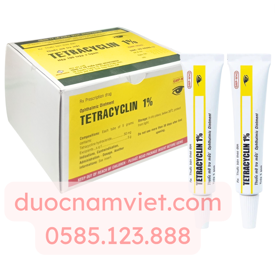 Thuốc mỡ Tetracyclin 1% Medipharco