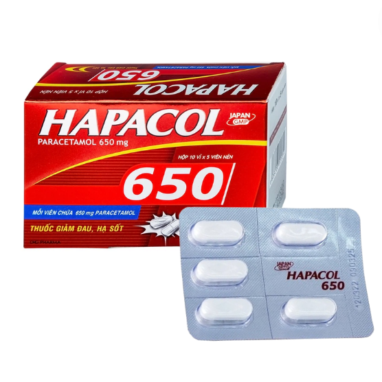 Hapacol 650 H.10v*5v DHG