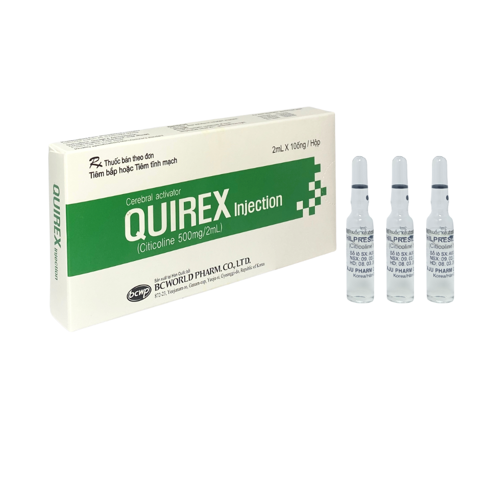 Thuốc tiêm Quirex (Citicoline 500mg) Hàn Quốc