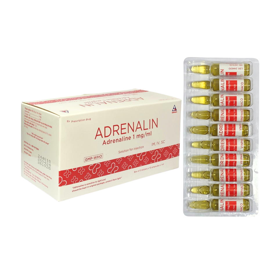 Adrenaline 1mg Vinphaco H50ong