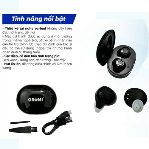 Máy trợ thính không dây Oromi JH-A39