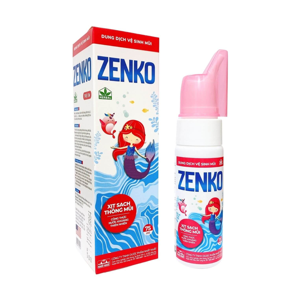 DD vệ sinh mũi ZENKO Người lớn 75ml Nhất Nhất