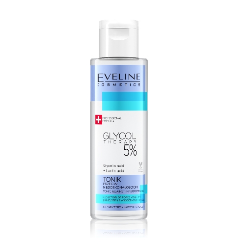 Nước hoa hồng Eveline Glycol Therapy 5% se khít lỗ chân lông 110ML