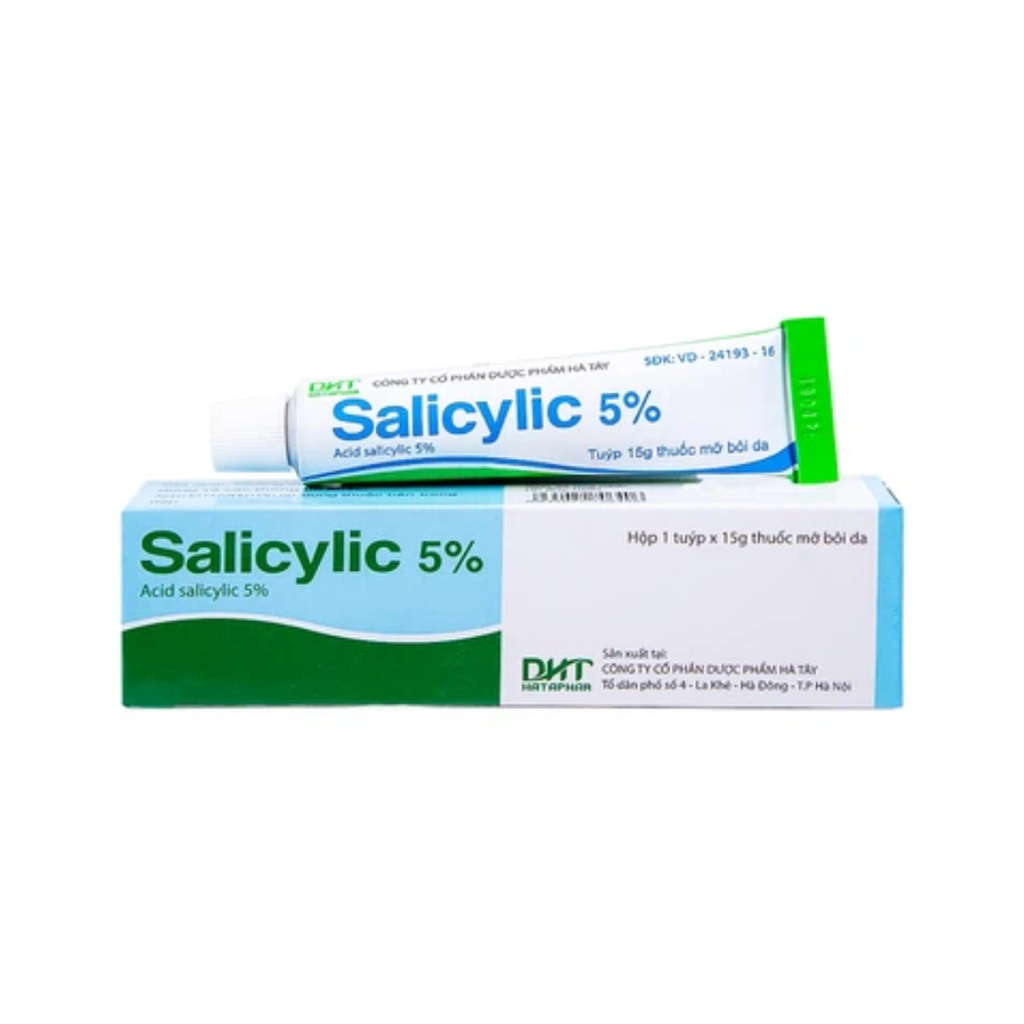 Thuốc mỡ bôi da Salicylic 5% Hataphar