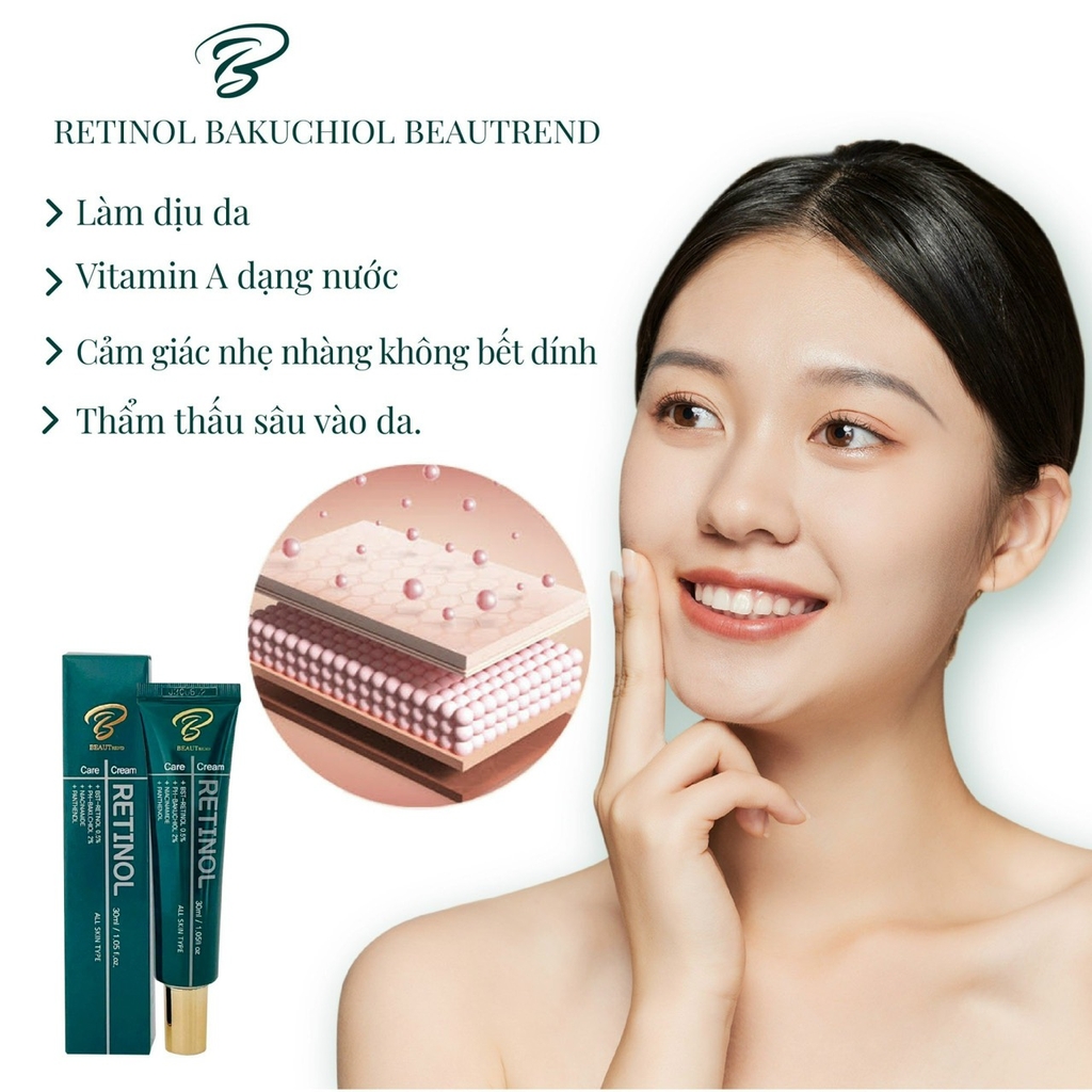Kem dưỡng Retinol Bakuchiol 0.5% Beautrend